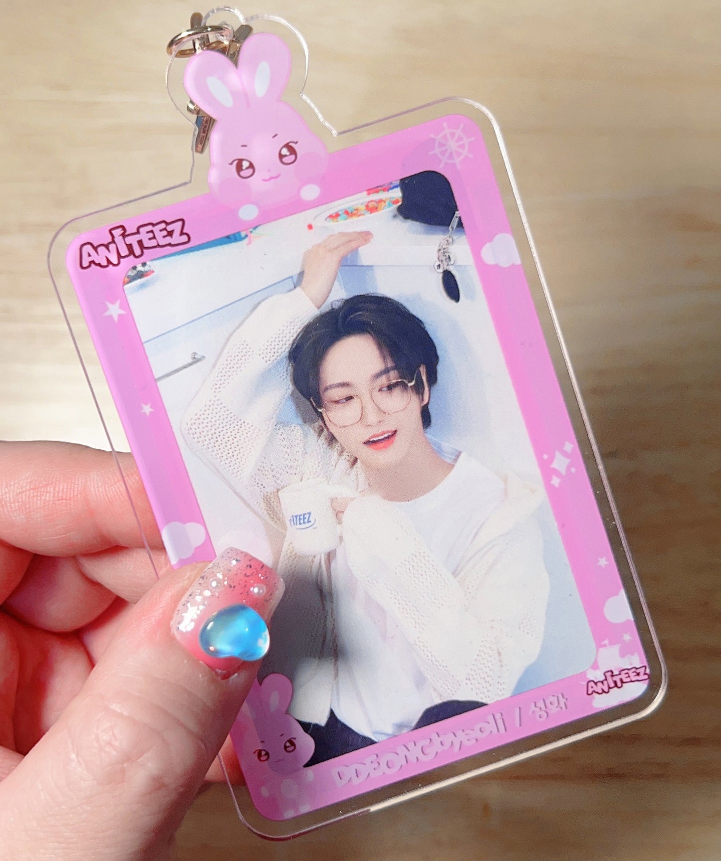 ATZ Acrylic Photocard Holder Frame Keychain