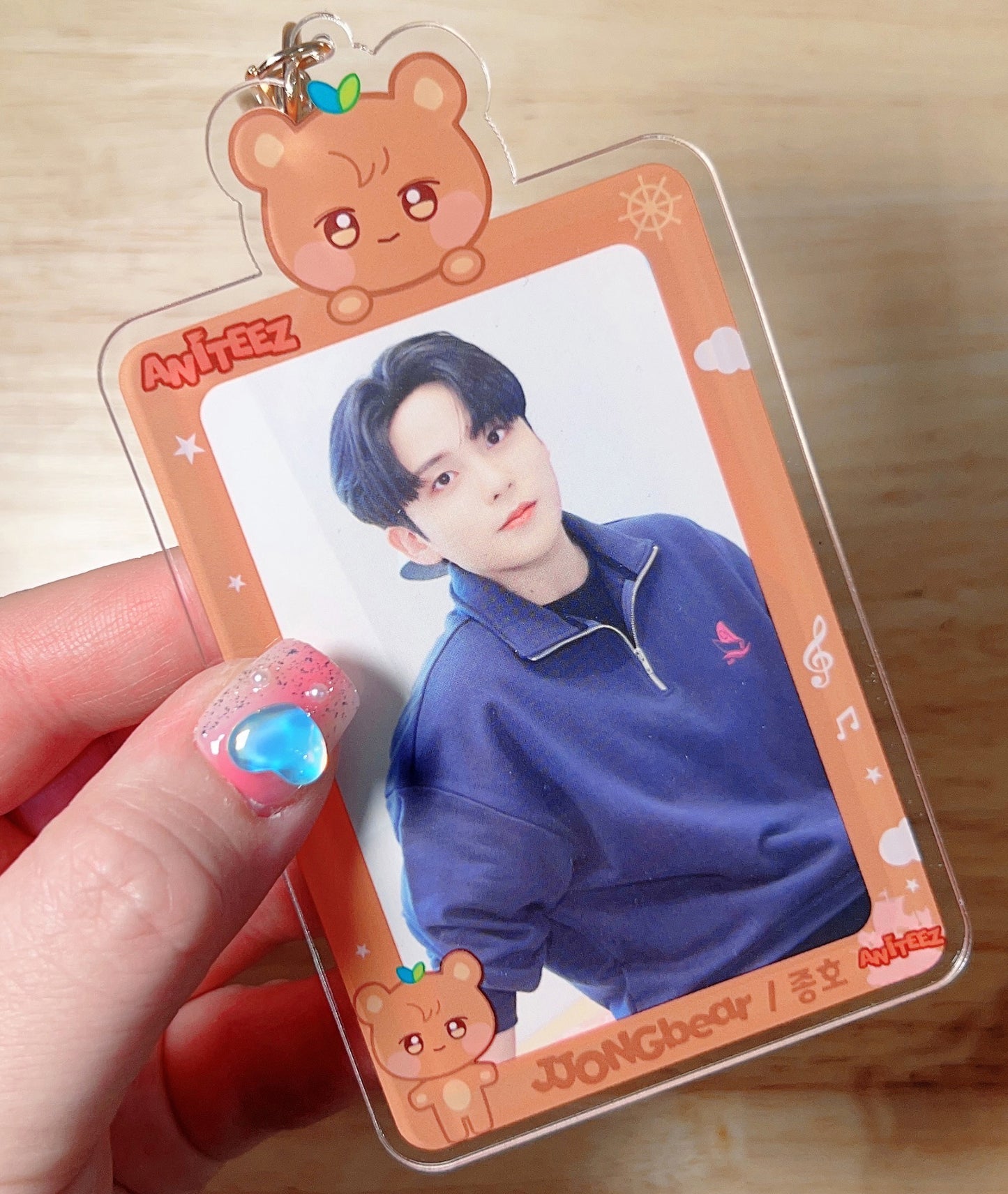 ATZ Acrylic Photocard Holder Frame Keychain