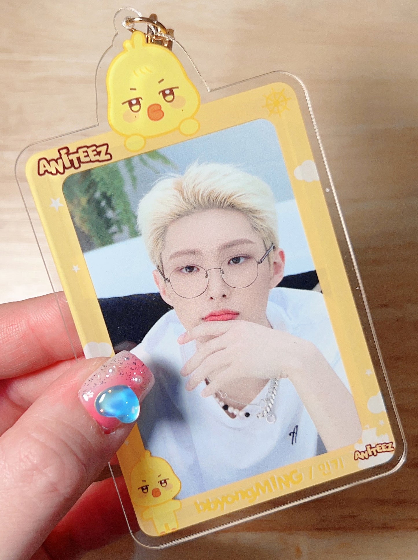 ATZ Acrylic Photocard Holder Frame Keychain