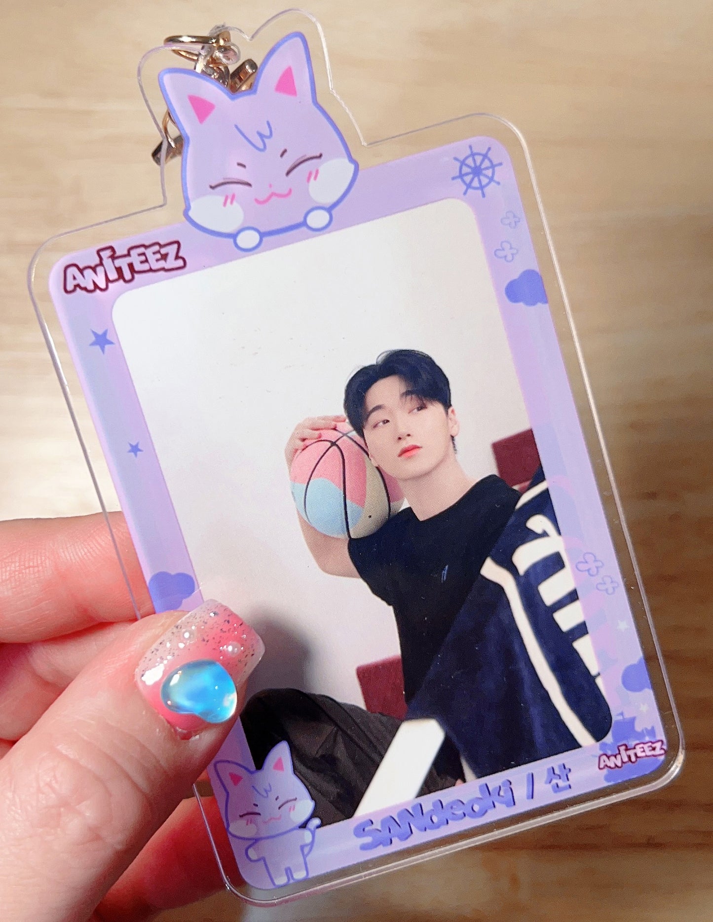 ATZ Acrylic Photocard Holder Frame Keychain