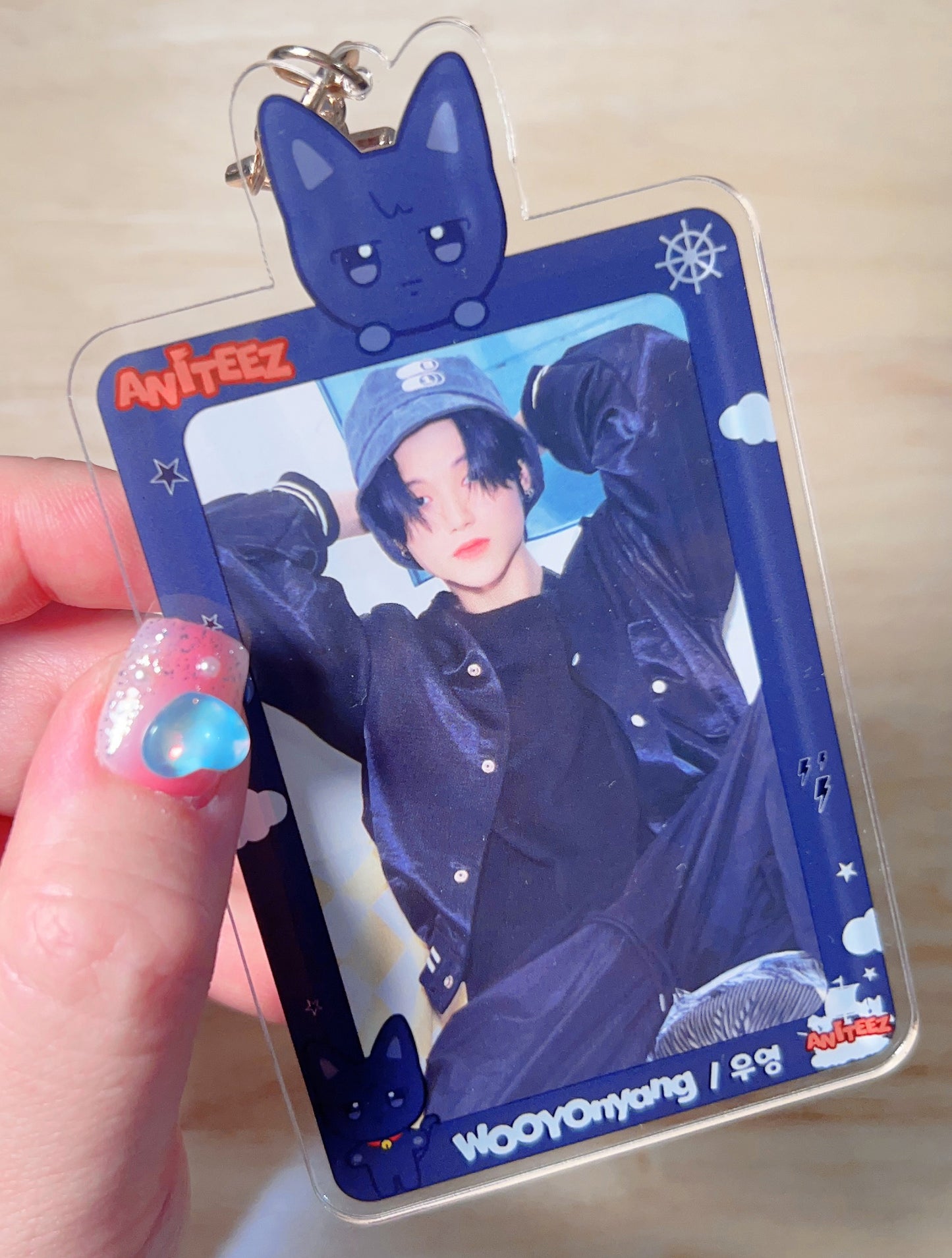 ATZ Acrylic Photocard Holder Frame Keychain