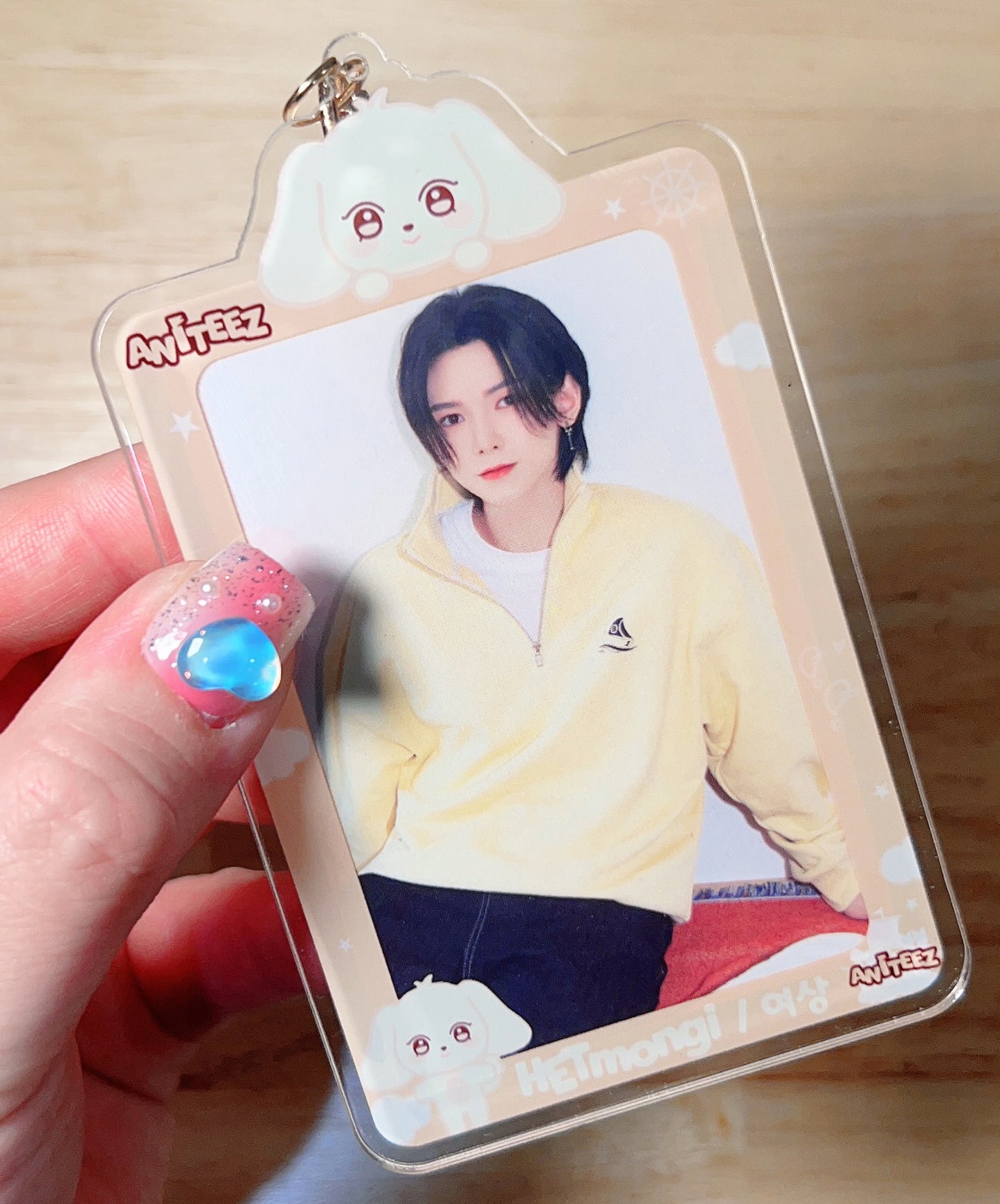 ATZ Acrylic Photocard Holder Frame Keychain